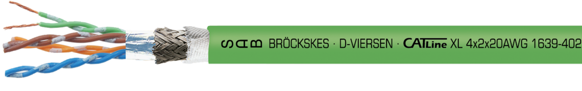 Aufdruck-Beispiel: 
SAB BRÖCKSKES · D-VIERSEN · CATLine XL 4x2x20AWG  1639-4020 UL AWM Style 20549 80°C 300V CSA AWM I/II A/B 80°C 300V FT2 CE