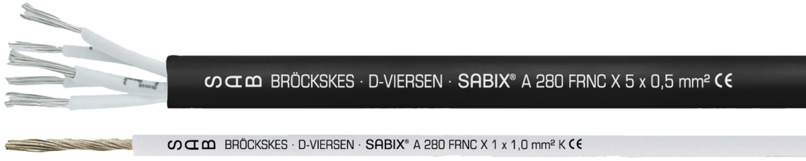 Voorbeeld markering voor SABIX® A 280 FRNC X (6280-0110): SAB BRÖCKSKES • D-VIERSEN • SABIX® A 280 FRNC X 1 x 1,0 mm² CE

Voorbeeld markering voor SABIX® A 280 FRNC X (6280-0505): SAB BRÖCKSKES • D-VIERSEN • SABIX® A 280 FRNC X 5 x 0,5 mm² CE