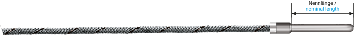 Thermoelement mit Edelstahlhülse