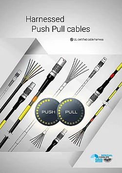 Assembled push-pull cables