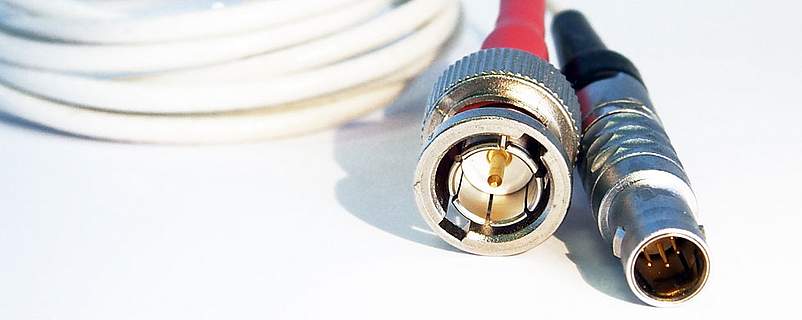 mit Rundsteckverbinder Sensorleitung mit BNC-Stecker