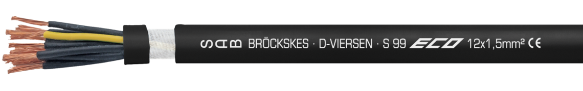 Aufdruck-Beispiel:
SAB BRÖCKSKES · D-VIERSEN · S 99 ECO 12x1,5mm² CE